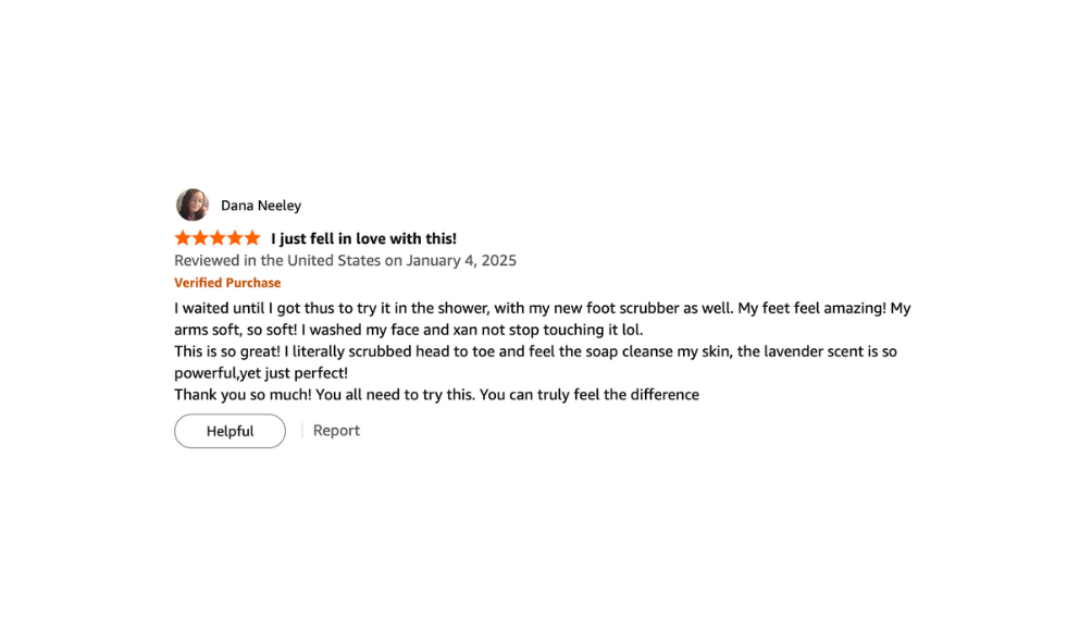 five-star rating of The Arcturian Lavender Whipped Scrub